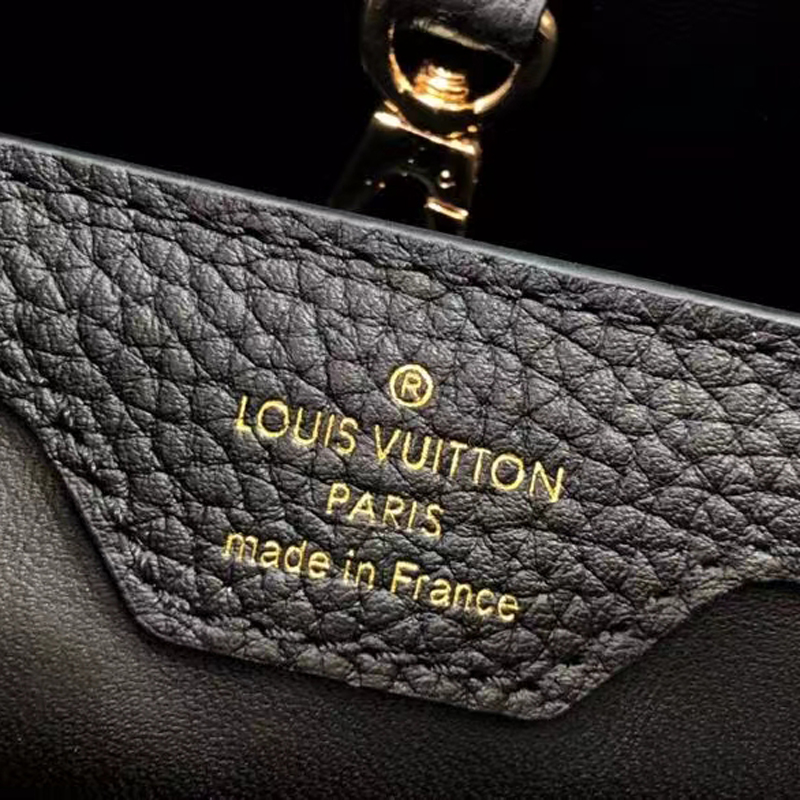 Louis Vuitton CAPUCINES MM  Handbag M58732 Black